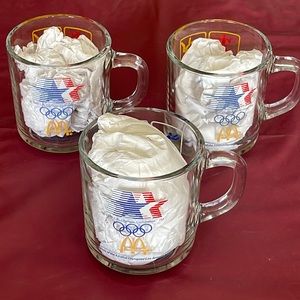 Vtg McDonalds 1984 Olympic Mugs